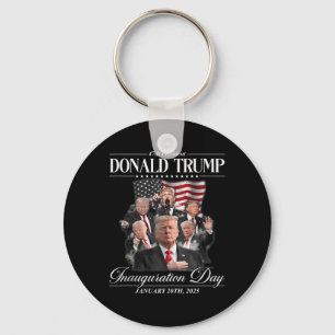 Trump 2025 47th President United State Inauguratio Key Ring