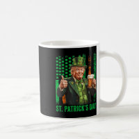 Trump 2025 American Flag Vintage St. Patricks Day