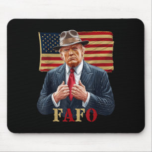 Trump 2025 American Flag Vintage St. Patricks Day Mouse Mat