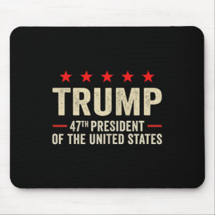 Trump 2025 Flag (on Back) 47th President Trump Ina Mouse Mat