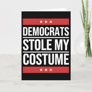 Trump 2025 Halloween Costume  Card