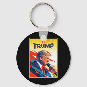 Trump 2025 Inauguration – Hero President Design Key Ring