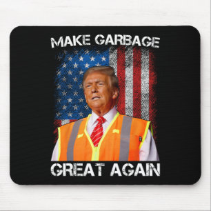 Trump 2025 Make Garbyge Great Again Funny For Trum Mouse Mat