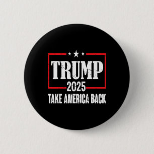 Trump 2025 Shirt - Trump Shirts For Men 2025 6 Cm Round Badge