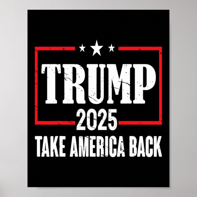 Trump 2025 Shirt - Trump Shirts For Men 2025  Poster (Front)