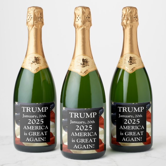 TRUMP 2025 SPARKLING WINE LABEL (Bottles)