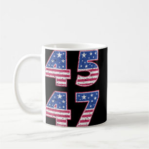 Trump 2025 Vintage - Classic Fit, Crew Nec Tri-Bl Coffee Mug