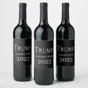TRUMP 2025 WINE LABEL