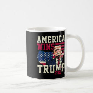 Trump 2028 America Wins Coffee Mug
