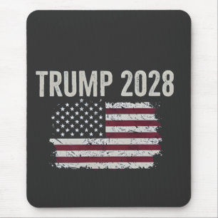 Trump 2028 American Flag Election President Mouse Mat