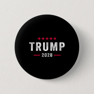 Trump 2028 Shirt Vote Donald Trump 28  6 Cm Round Badge