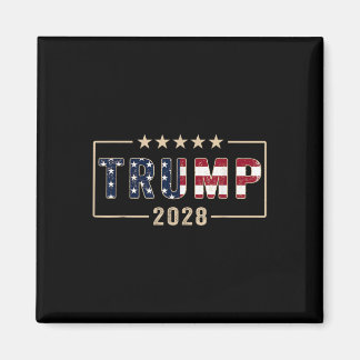 Trump 2028 Shirt Vote Donald Trump Flag 2028 Magnet