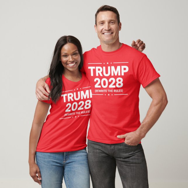 Trump 2028 T-Shirt – Rewrite the Rules (Unisex)