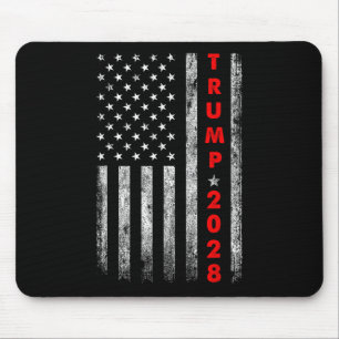 Trump 2028 Vote Donald Trump America Us Flag Vinta Mouse Mat