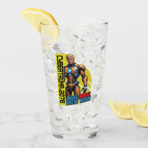 Trump 2076   Martian Presidential Campaign Glass