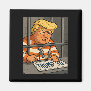 Trump 3.0 License Plate Designer 1  Magnet