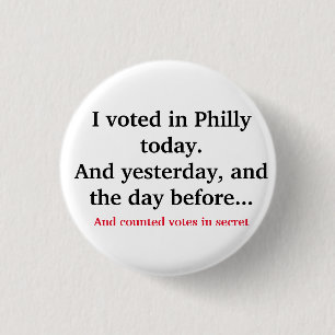 Trump 3 Cm Round Badge