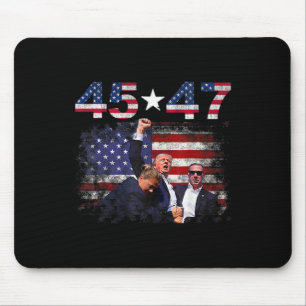 Trump 45 47 Fight Fight Fight Inauguration Day 202 Mouse Mat