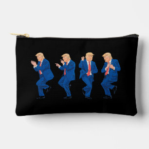 Trump 45 47 Funny Dance Dancing USA President Accessory Pouch