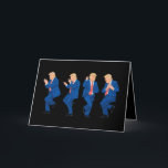 Trump 45 47 Funny Dance Dancing USA President Thank You Card<br><div class="desc">Trump 45 47 Funny Dance Dancing USA President</div>