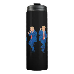 Trump 45 47 Funny Dance Dancing USA President Thermal Tumbler