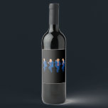 Trump 45 47 Funny Dance Dancing USA President Wine Label<br><div class="desc">Trump 45 47 Funny Dance Dancing USA President</div>