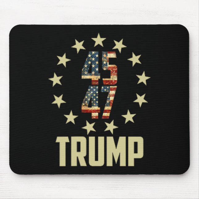 Trump 45 47 Mega Potus  Mouse Mat (Front)