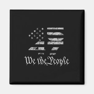 Trump 45-47 Mega Us Flag 2024 Presidential Electio Magnet