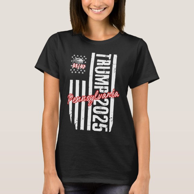 Trump 45 47 Pennsylvania Men Women Youth Gifts  T-Shirt (Front)