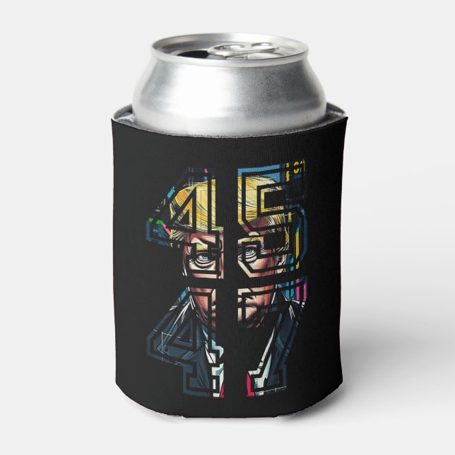 Trump 45 47 | Pop Art | American President Can Cooler (Can Front)
