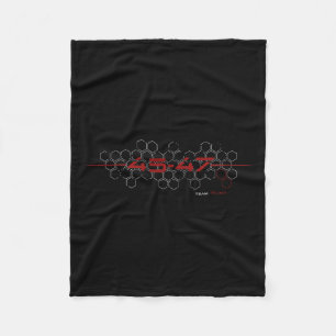 Trump 45 47 Retro Futuristic Design Fleece Blanket