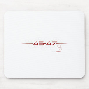 Trump 45 47 Retro Futuristic Design Mouse Mat
