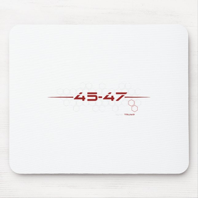Trump 45 47 Retro Futuristic Design  Mouse Mat (Front)