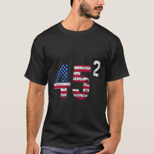 Trump 45 47 Shirt Womens Trump 45 Squared 2025 Usa