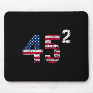 Trump 45 47 Shirt Womens Trump 45 Squared 2025 Usa Mouse Mat
