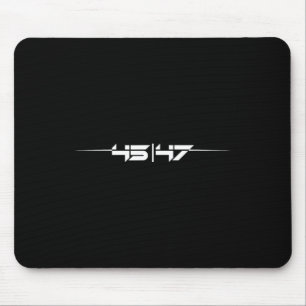 Trump 45 47 Trump Retro Futuristic  Mouse Mat