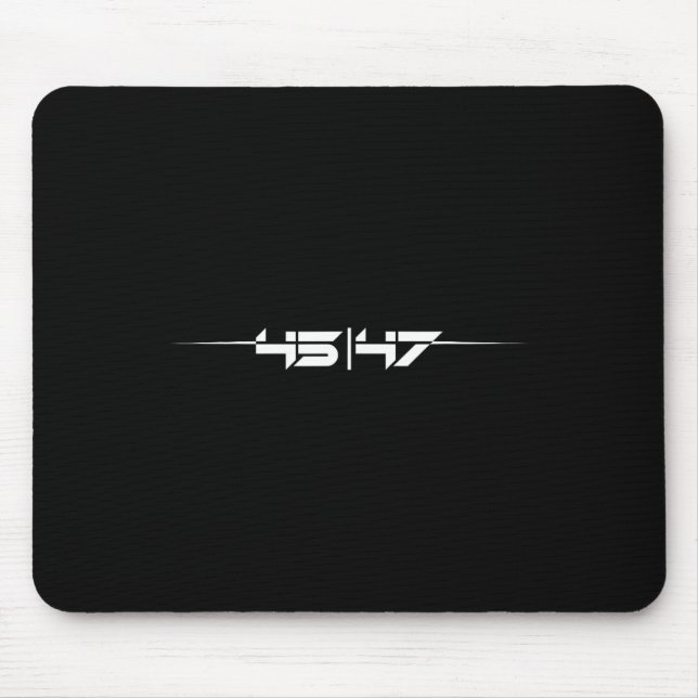 Trump 45 47 Trump Retro Futuristic  Mouse Mat (Front)