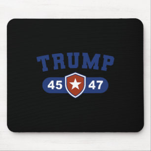 Trump 45 And Trump 47 American Great  Mouse Mat