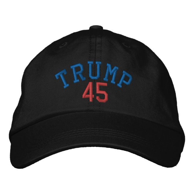 TRUMP 45 BLACK CAP (Front)