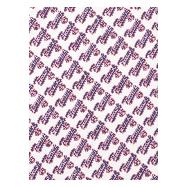 Trump-45-Blue Tablecloth (Front)