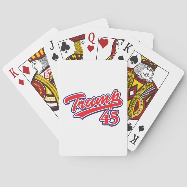 Trump 45! playing cards (Back)