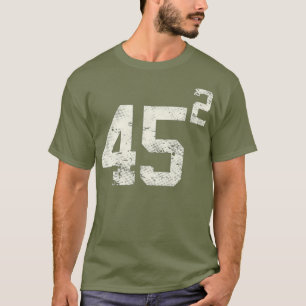 Trump 45 Squared T Pro Trump 2 Terms T T-Shirt