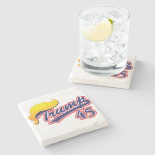 Trump 45 stone coaster