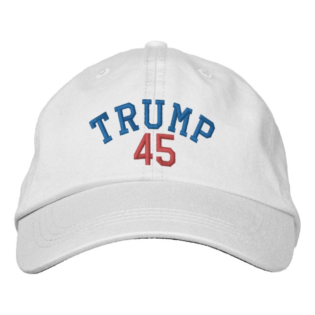 TRUMP 45 WHITE CAP (Front)