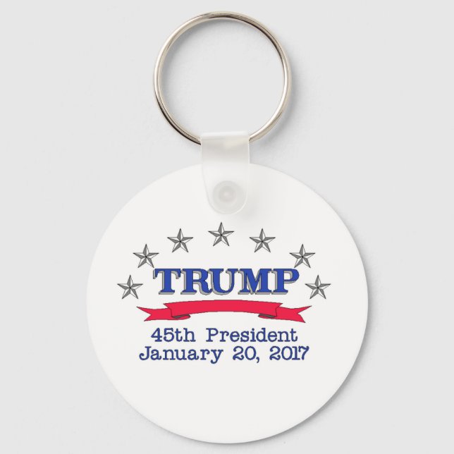 Trump 45th President Key Ring (Front)