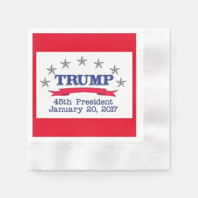 Trump 45th President Napkin (Front)