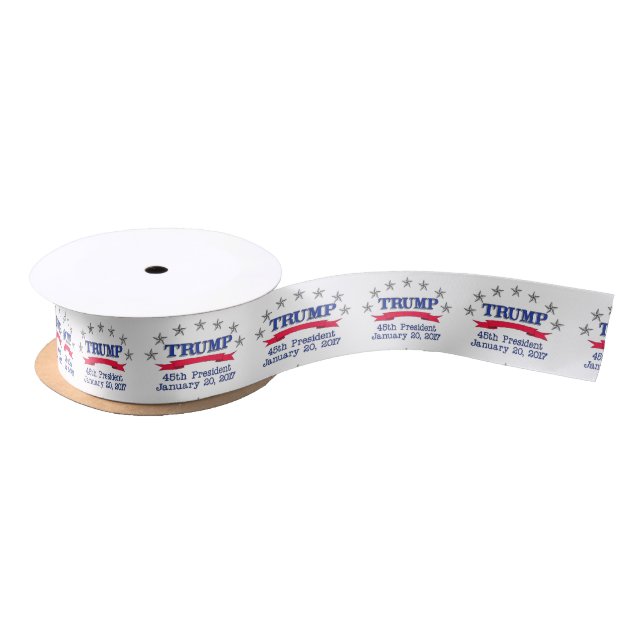 Trump 45th President Satin Ribbon (Spool)