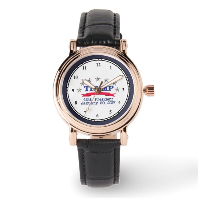 Trump 45th President Watch (Front)