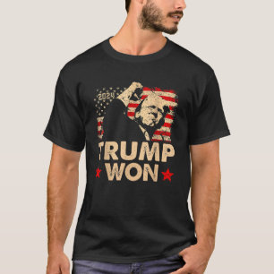 Trump 47 JD Vance Won 2024 Trump Vance 2025 T-Shirt
