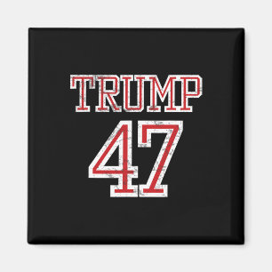 Trump 47 President Team Footbyll Jersey Style 2025 Magnet